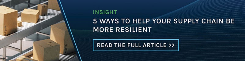 5 ways to help your supply chain be more resilient