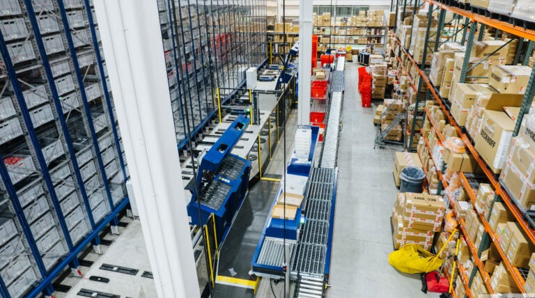 Automation in a warehouse