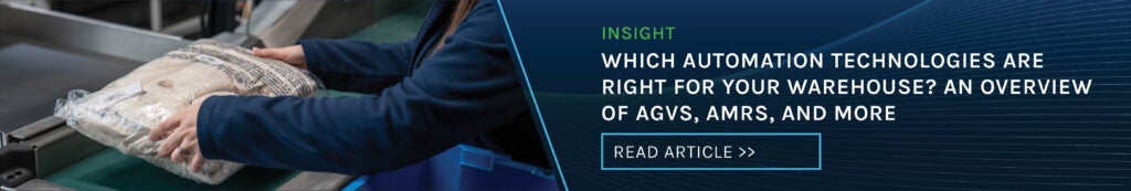 Which automation technologies are right for your warehouse?