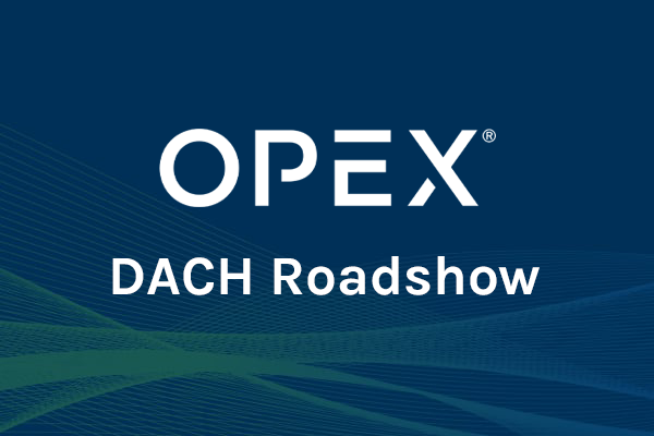 OPEX Dach Roadshow Event logo.