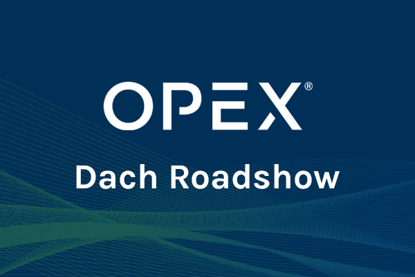 OPEX Dach Roadshow Event logo.
