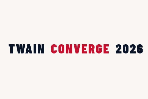 TWAIN converge logo on event page.