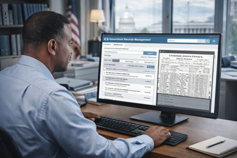 Standard_JPG-Man Searching Government Records Management System